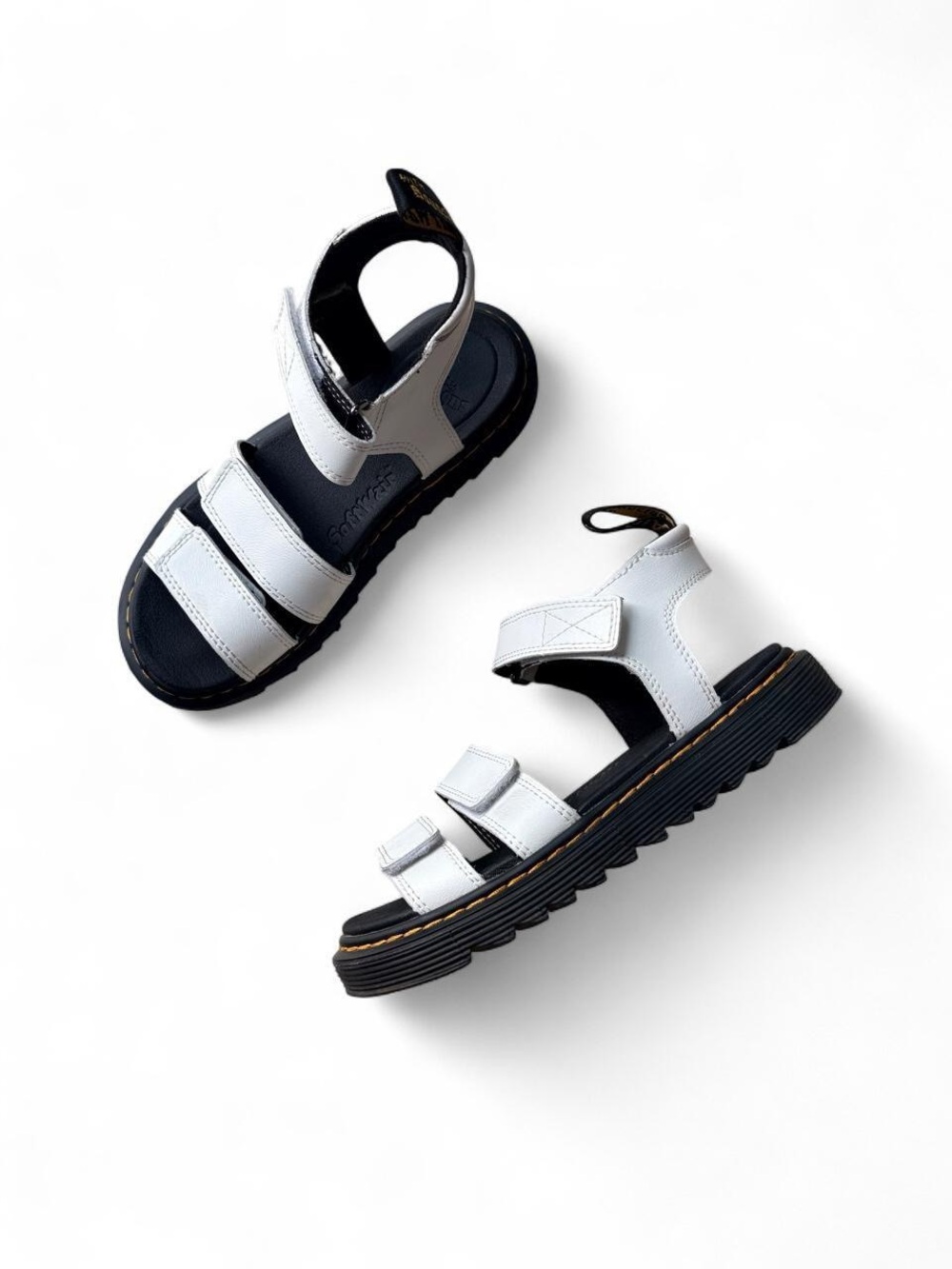 Dr. Martens Junior Klaire Leather Strap Sandals – Size 3